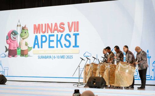 Wamendagri Buka Munas VII APEKSI 2025, Wali Kota Metro Hadiri dan Apresiasi Kolaborasi Antar Daerah