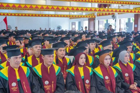 Sidang Senat Terbuka UNISLA Metro dalam Rangka Wisuda Magister dan Sarjana Tahun Akademik 2025