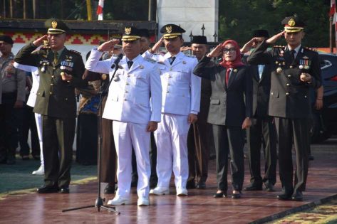 Hari jadi ke 88, Wali Kota Metro pimpin upacara ziarah dan tabur bunga di TMP Kemala Nusantara