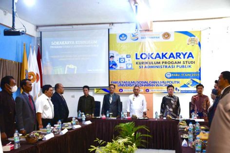 Pemkot Metro apresiasi lokakarya Prodi Ilmu Administrasi Publik Universitas Dharma Wacana