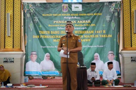 Pengurus Majelis Taklim Masjid Taqwa dilantik, H. Bambang minta anggota terus tebar kebaikan