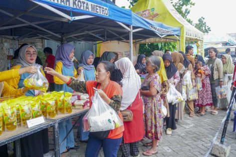 Menjelang Hari Raya Idul Adha 1446 H, Pemkot Metro Gelar Operasi Pasar dan Pasar Murah