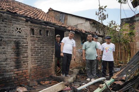 Menghadapi Bencana, Walikota Metro Apresiasi Kepedulian Masyarakat terhadap Bantuan Korban Kebakaran Tejo Agung