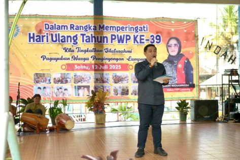 M. Rafieq hadiri Ulang Tahun PWP Lampung ke-39, harapkan kompak selalu
