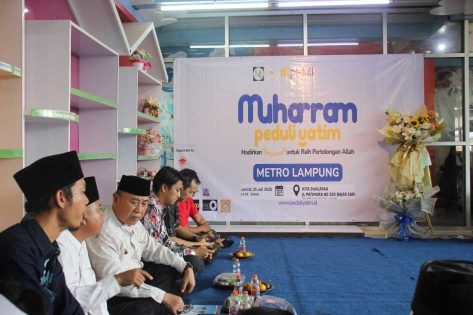 Pemkot Metro apresiasi kegiatan “Muharam Peduli Yatim” dari DT Peduli