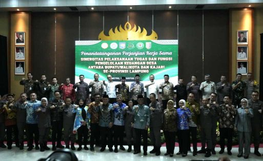 Bupati se-Lampung teken MoU dengan Kejaksaan terkait Dana Desa