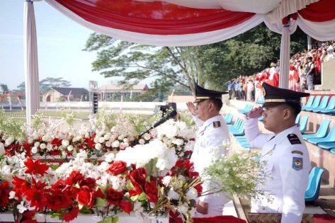 Wali Kota Metro gelorakan semangat kemerdekaan dalam Upacara HUT RI ke 80