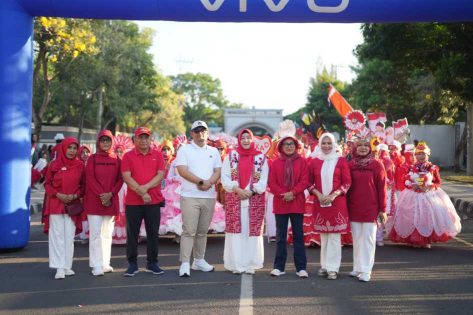 Meriahkan HUT RI GOW Kota Metro hadirkan 644 peserta karnaval