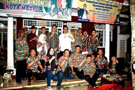 Wakil Wali Kota Metro hadiri kegiatan malam keakraban Ormas LMP