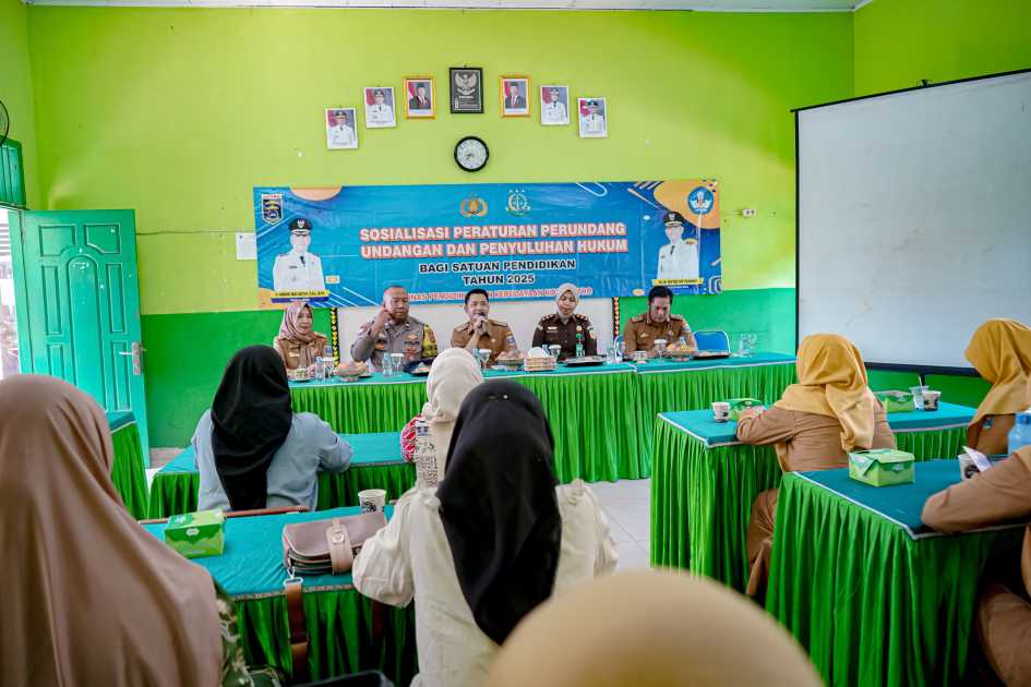 Pemkot Metro dan APH Berikan Penyuluhan Hukum untuk Ciptakan Lingkungan Pendidikan yang Aman