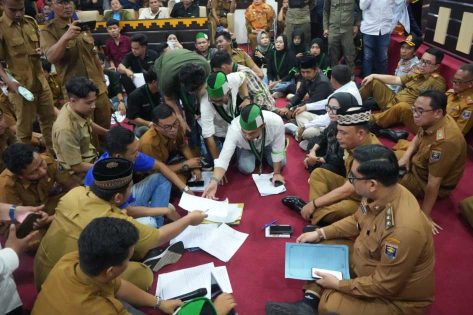 Walikota Metro Terima Aspirasi dari THL Non Database Kota Metro