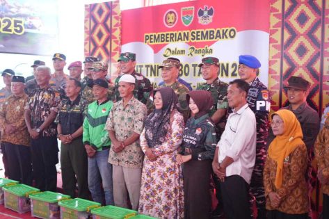 HUT TNI ke-80, Pangdam XXI/Radin Inten bersama Walikota dan Dandim 0411/KM gelar Bhakti Sosial