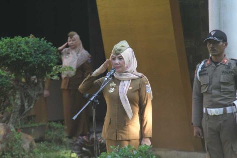 Dalam Apel, Asisten Pemerintahan Tekankan Netralitas ASN dan Sukseskan Agenda Nasional