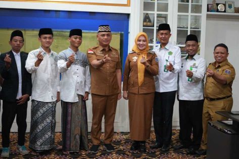 Wali Kota Metro Lepas Tiga Santri Terbaik Ikuti MQKI Internasional di Sulawesi Selatan
