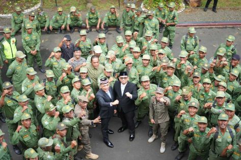 Upacara Hari Kesaktian Pancasila, Bambang-Rafieq beri pesan menyentuh untuk Linmas