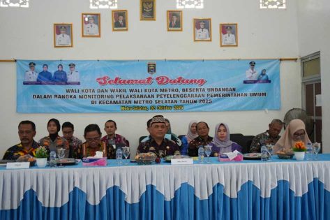 Di Kecamatan Metro Selatan, Wali Kota Metro tekankan pelayanan publik yang cepat dan tepat