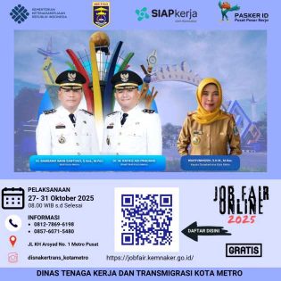 Job Fair Online Kota Metro Tahun 2025