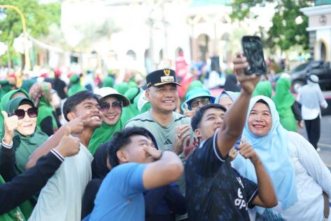 Berlangsung meriah, Wali Kota Metro Car Free Day melebur bersama masyarakat