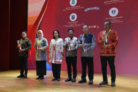 Pemkot Metro raih Penghargaan Bhumandala Award 2025 dari Badan Informasi Geospasial