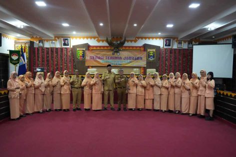 Wali Kota Metro hadiri serah terima jabatan Ketua DWP Kota Metro, berharap lanjutkan program sebelumnya