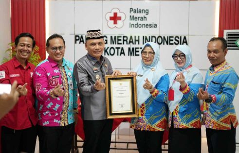 PMI Kota Metro Gelar Tasyakuran atas Penghargaan Kemenkes RI, Wali Kota Apresiasi Dedikasi Relawan