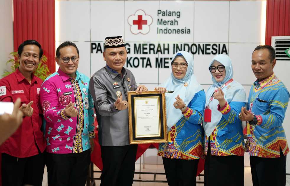 PMI Kota Metro Gelar Tasyakuran atas Penghargaan Kemenkes RI, Wali Kota Apresiasi Dedikasi Relawan