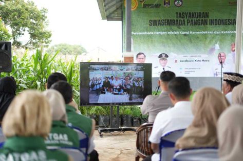 Pemkot Metro Dukung Program Swasembada Pangan Nasional