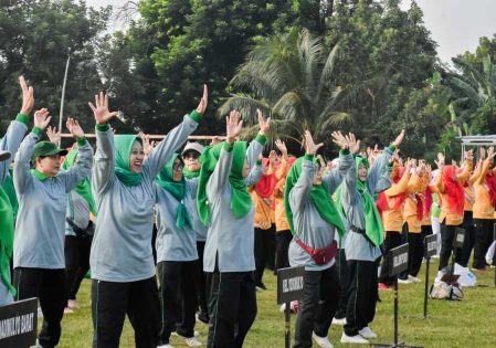 Bambang Iman Santoso Hadiri Senam Lanjut Usia Indonesia, Berikan Dukungan untuk Kesehatan Kesejahteraan Lansia Metro