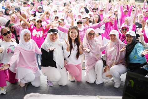 Warga Antusias Ikuti Car Free Day Perdana 2026 di Kota Metro