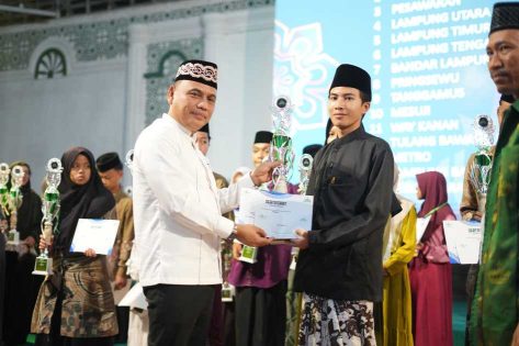 Wali Kota Metro Hadiri Muktamad ke-1 Tingkat Pesantren se-Lampung