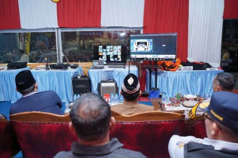 Wali Kota dan Wakil Wali Kota Metro Pantau Pos Pelayanan pada Malam Tahun Baru 2026