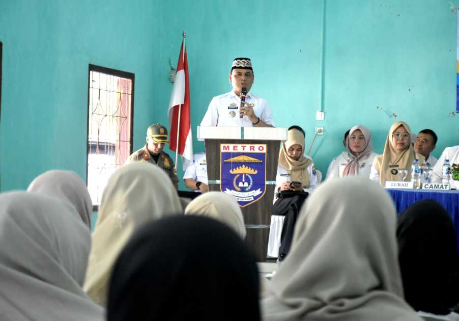 Wali Kota Metro Hadiri Musrenbang Kelurahan Margorejo, Fokus Pembangunan Berkelanjutan dan Optimalisasi PBB