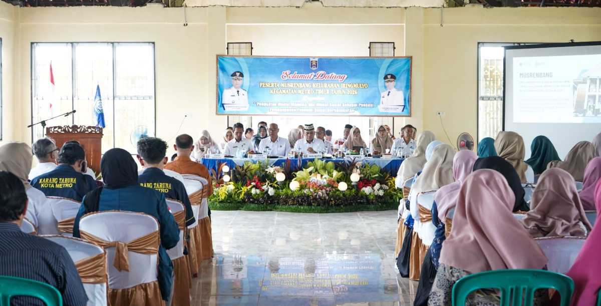 Musrenbang Iringmulyo 2026: Pemkot Metro Siapkan Anggaran Rp3,8 Miliar untuk Pembangunan