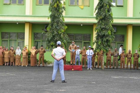 Wali Kota Metro Jadi Pembina Upacara di SMK Negeri 3, Tekankan Pembentukan Siswa Teladan