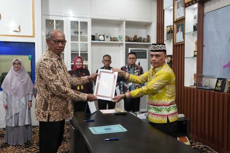 Serah Terima Jabatan Sekretaris Daerah Kota Metro, Dr Kusbani Resmi Gantikan Dra Bayana
