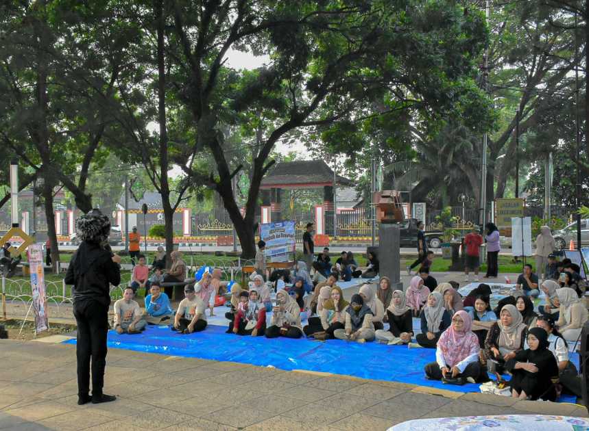 Buku Empat Sekawan Jadi Tema Utama Nongki ke-7 Dispustakarda Kota Metro