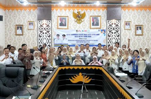 Pemkot Metro Perkuat 24 Indikator KLA, Targetkan Naik ke Kategori Utama