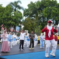 CFD Kembali Digelar, Wali Kota Metro Ajak Masyarakat Hidup Sehat dan Produktif