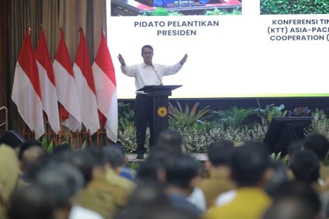 Antisipasi El Nino 2026, Wali Kota Metro Hadirin Rakornas dan Jemput Bantuan Alsinta