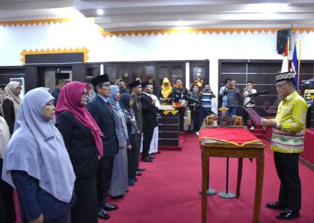 Penyegaran Birokrasi, Bambang Iman Santoso Resmi Lantik 43 Pejabat Pemkot Metro