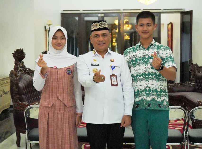 Wali Kota Metro Bangga, Dua Pelajar Metro Tembus Seleksi Paskibraka Tingkat Nasional