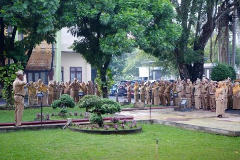 Pemkot Metro Perkuat Disiplin dan Semangat Gotong Royong dalam Apel