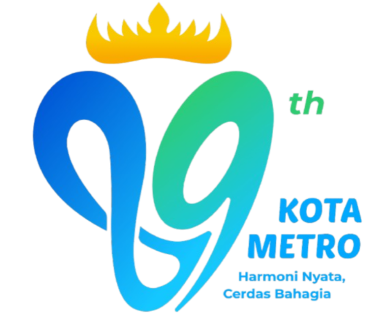 Logo Hari Jadi Kota Metro ke-89