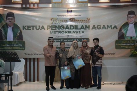 Suasana Hangat Warnai Temu Pamit Ketua Pengadilan Agama Metro Kelas IA