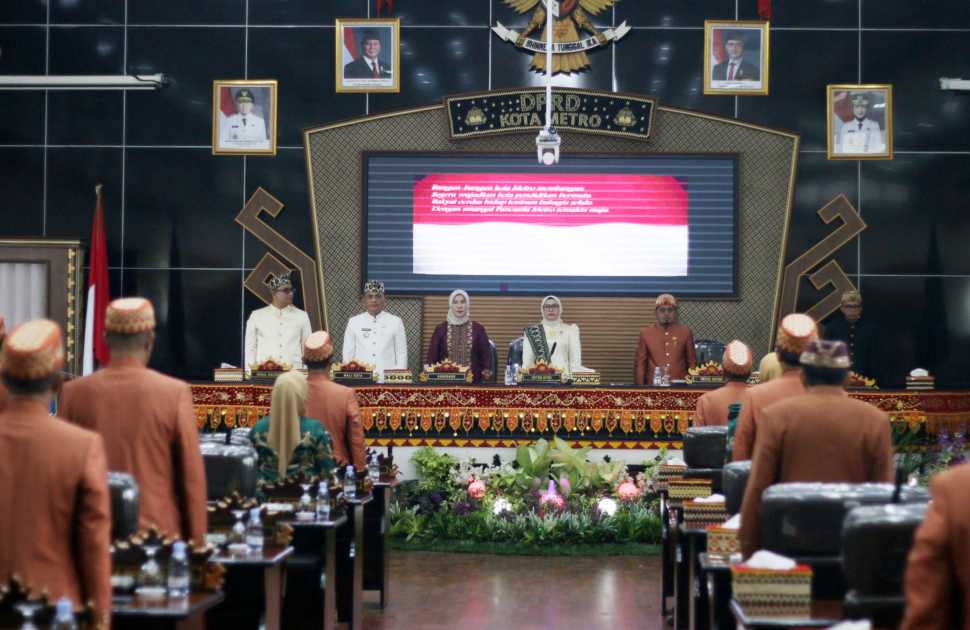 HUT ke-89 Kota Metro, DPRD Gelar Paripurna Istimewa: Harmoni dan Kolaborasi Jadi Kunci Pembangunan Berkelanjutan
