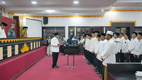 MUI Metro Dikukuhkan, Ketua : Siap Jadi Mitra Pemerintah Dukung Program Kota Metro Bahagia