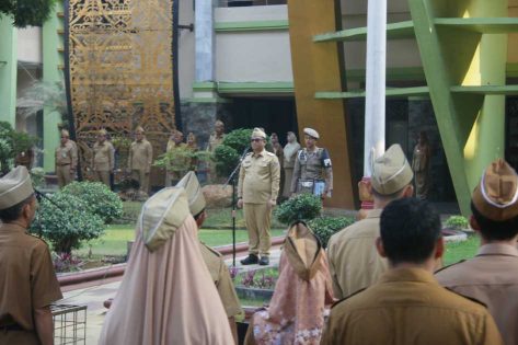 Pemkot Metro Perkuat Disiplin ASN Lewat Apel Mingguan, Siapkan Digitalisasi Bansos Menjadi Percontohan Nasional