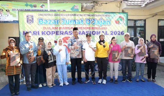 Harkopnas ke-79 di Metro, Tujuh Koperasi Berprestasi Terima Penghargaan dan Dorong Kebangkitan Ekonomi Rakyat