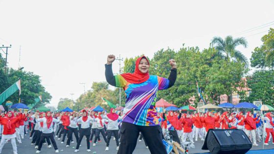 CFD Metro Semarak,  Warga Diajak Dukung UMKM dan Jaga Kebersihan