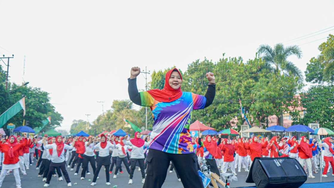 CFD Metro Semarak,  Warga Diajak Dukung UMKM dan Jaga Kebersihan